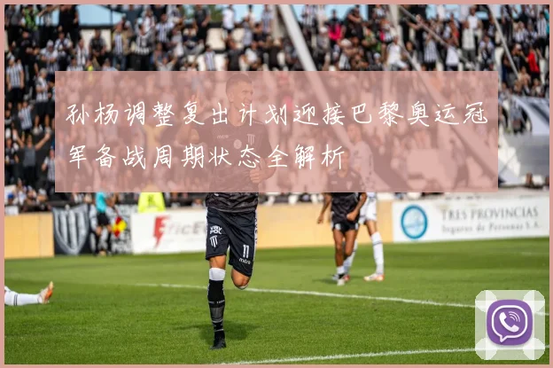 孙杨调整复出计划迎接巴黎奥运冠军备战周期状态全解析